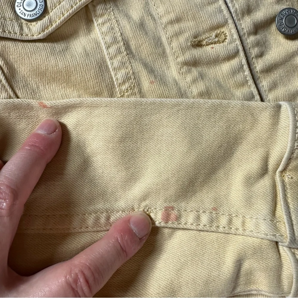 Girl’s Large Yellow Old Navy‎ Denim Trucker Jean Jacket